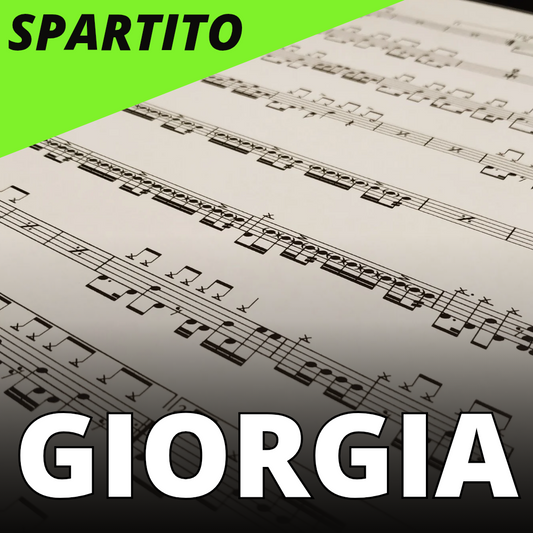 Giorgia - Nessun Dolore (drum sheet music)