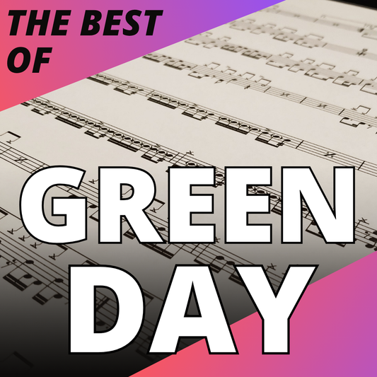 Green Day - The best of (drum sheet music)
