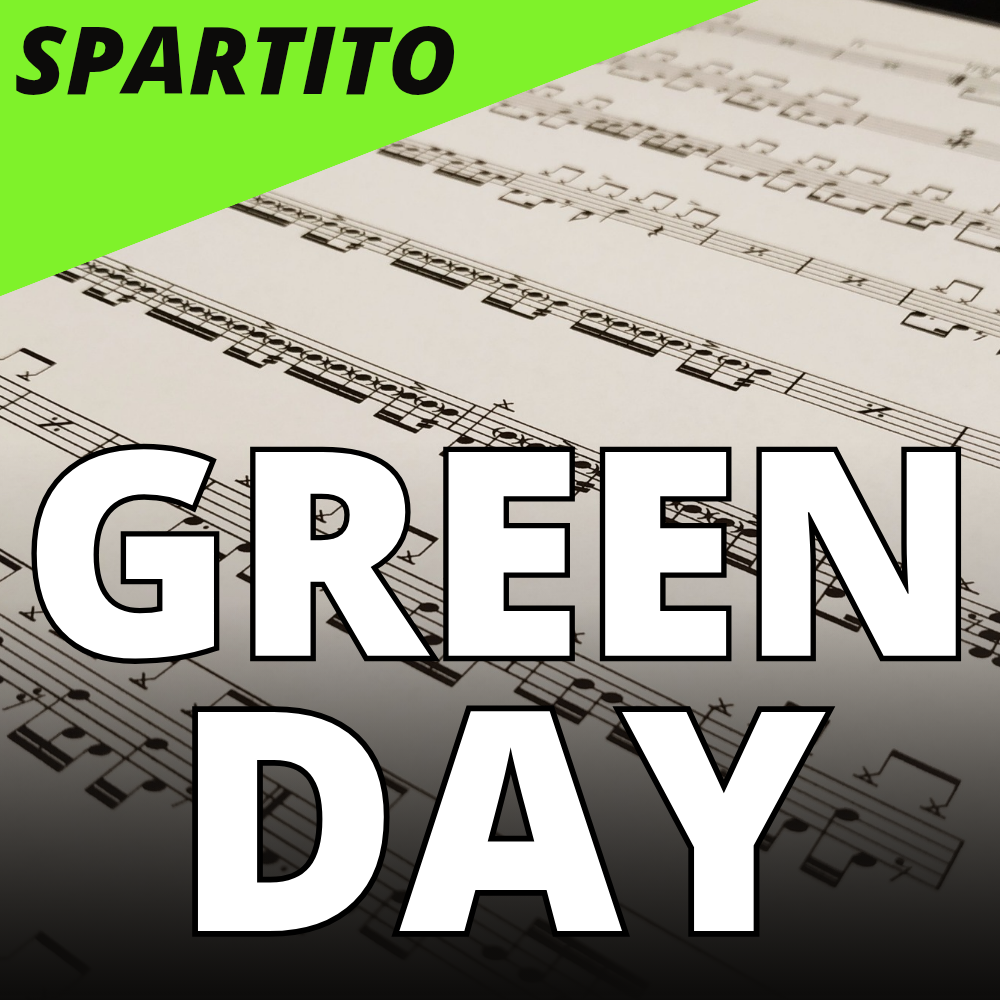 Green Day - Hitchin' a ride (drum sheet music)