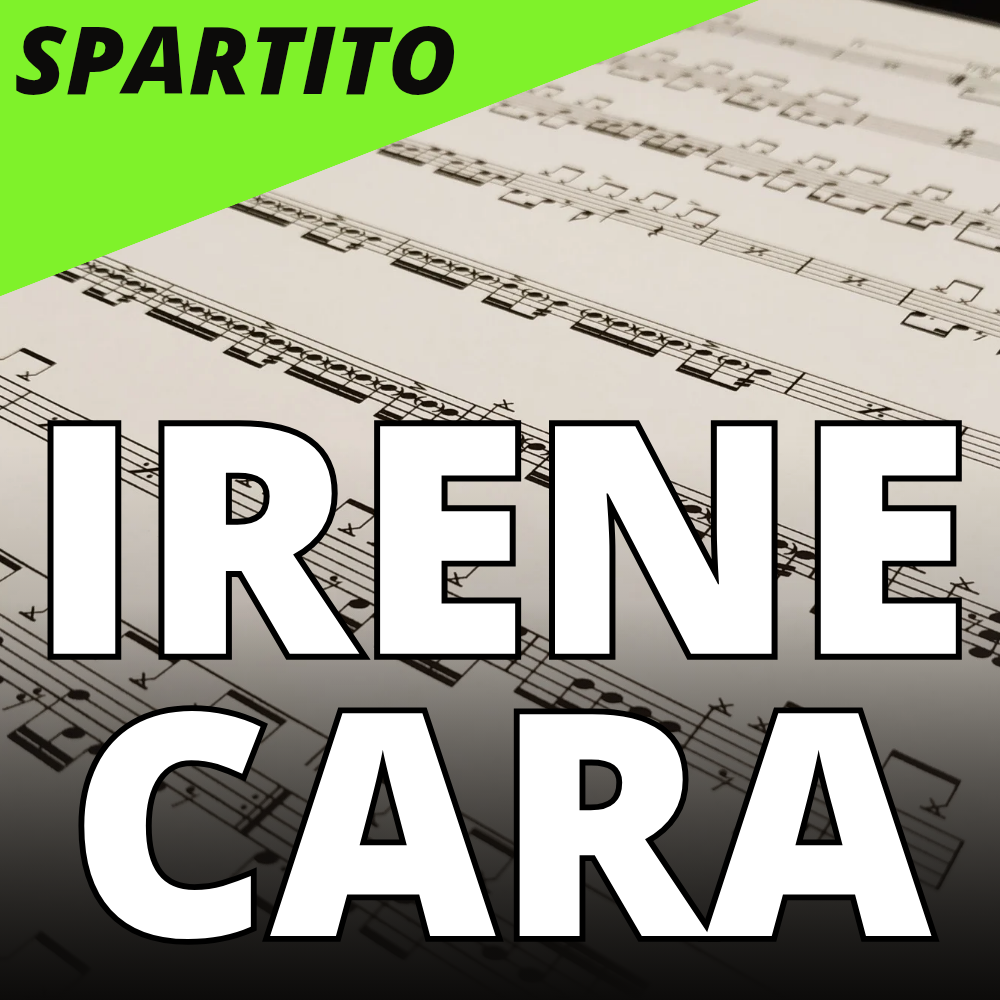 Irene Cara - What A Feeling (drum sheet music)