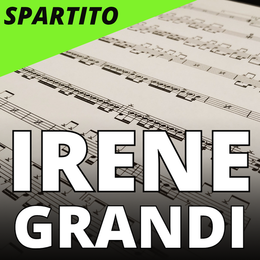 Irene Grandi - Bambine Cattive (drum sheet music)