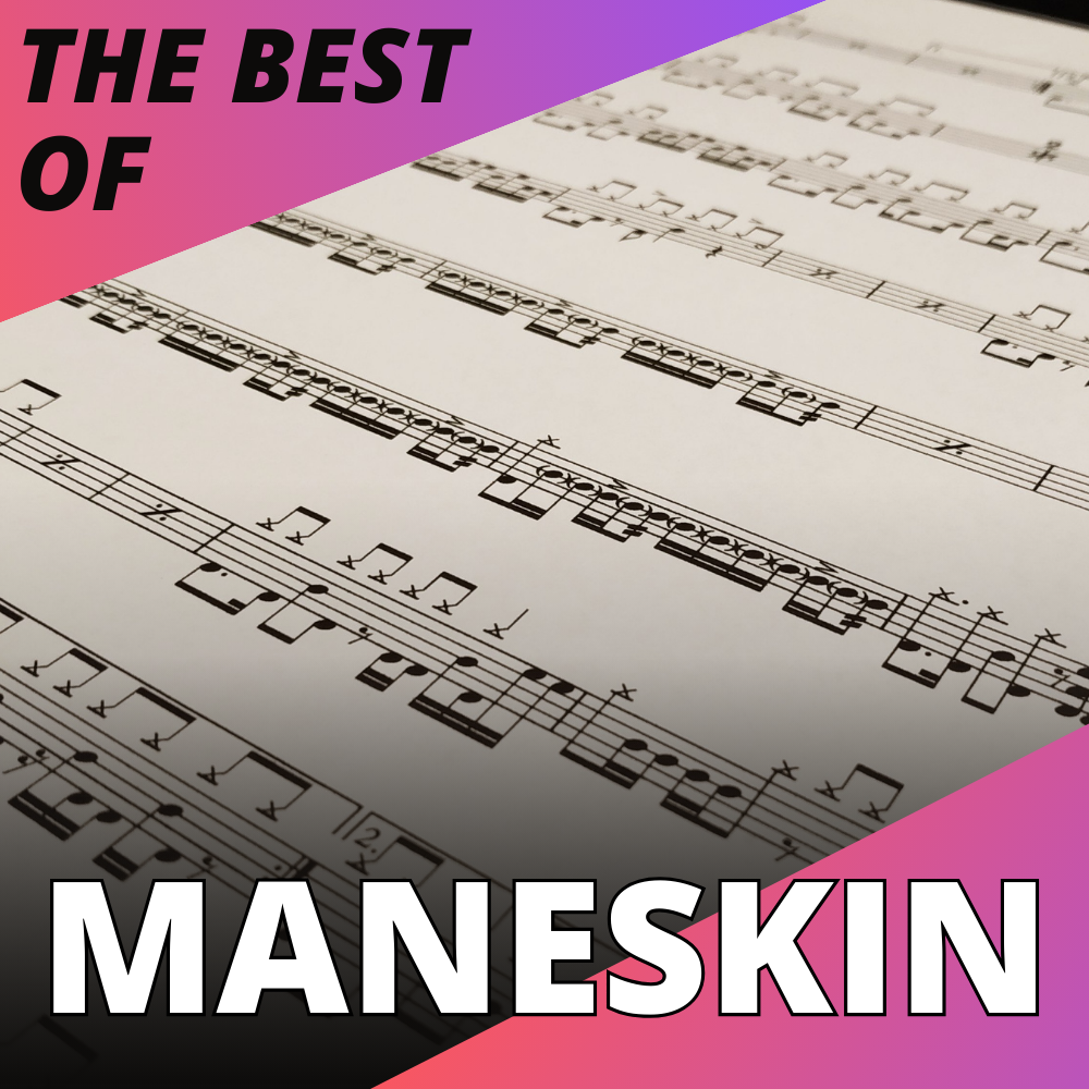 Maneskin - The best of (drum sheet music)