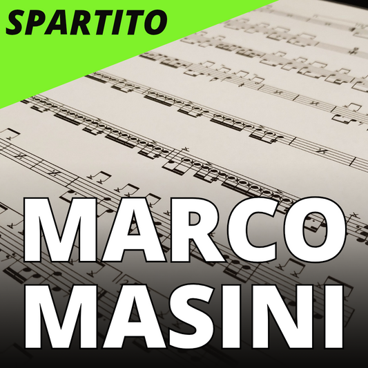 Marco Masini - Voglio Volare (drum sheet music)