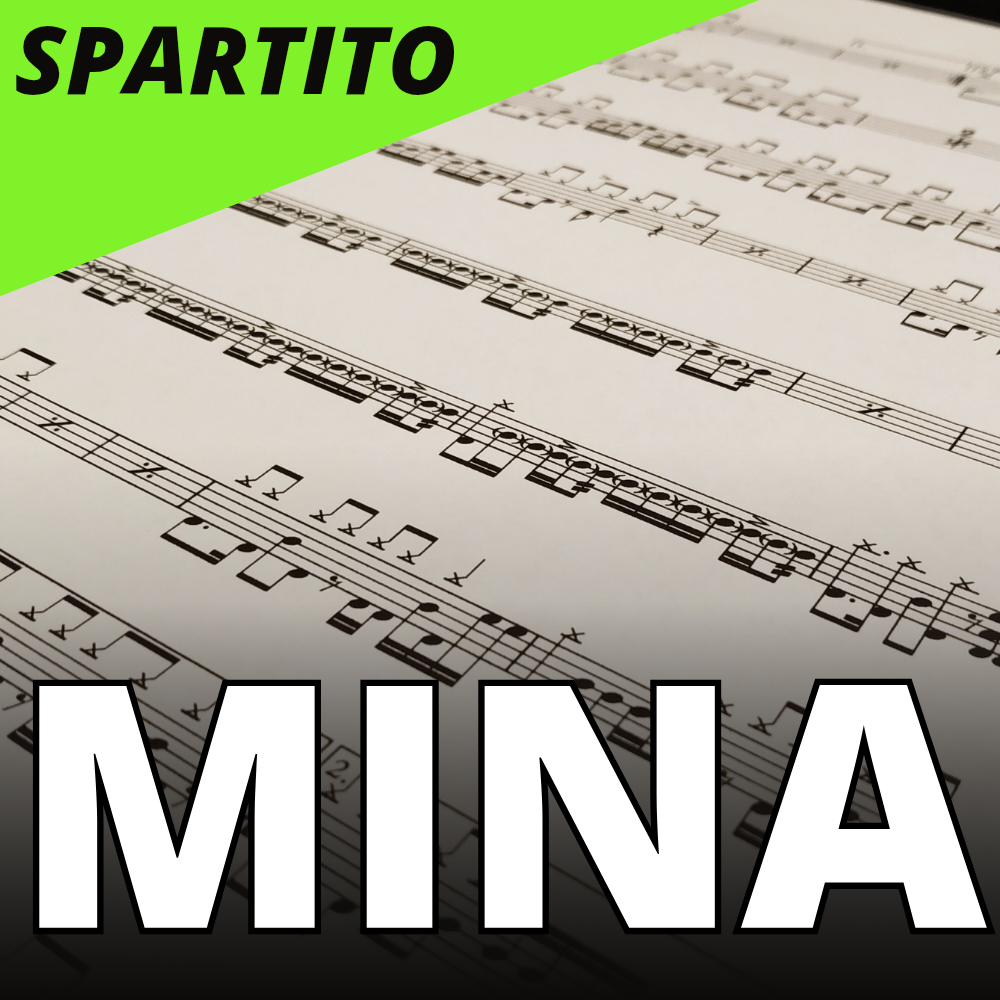 Mina - Allora si (drum sheet music)