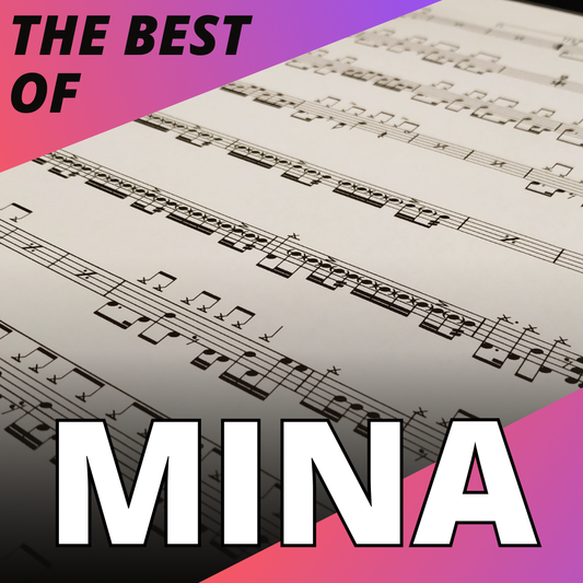 Mina - The best of (drum sheet music)
