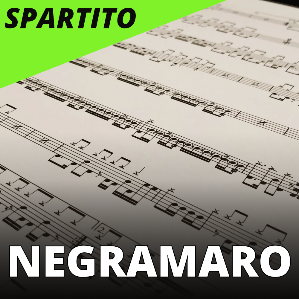 Negramaro - Nuvole e lenzuola (drum sheet music)