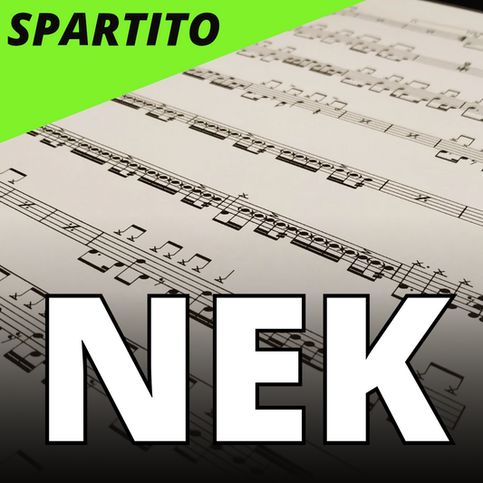 Nek - se telefonando (drum sheet music)