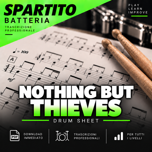 Nothing but thieves - Tomorrow Is closed (drum sheet music)