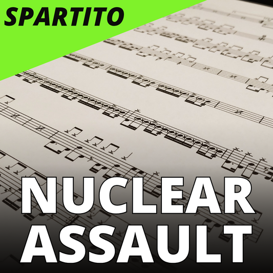 Nuclear Assault - Funky Noise (Live at Hammersmith Odeon, London, UK - April 1989) (drum sheet music)