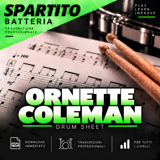 Ornette Coleman Quartet - Turnaround (drum chart)
