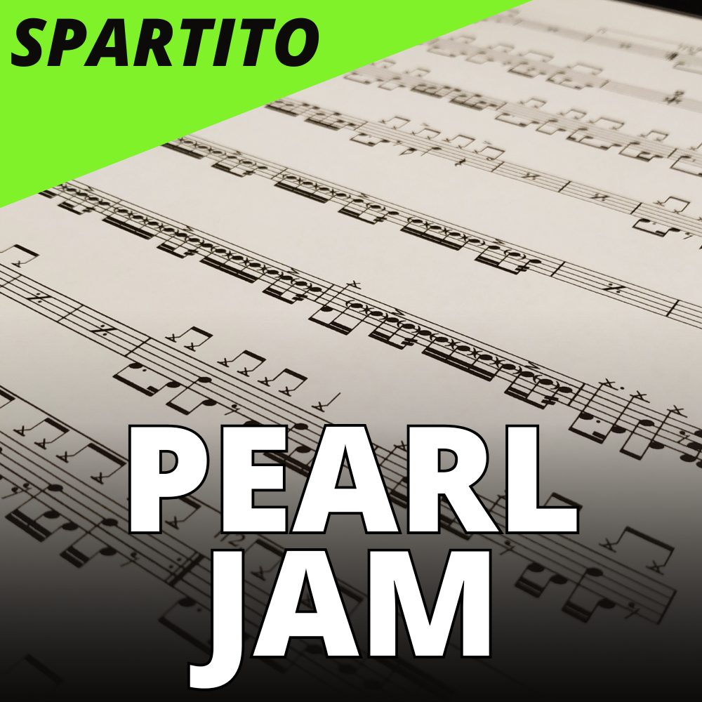 Pearl Jam - Even Flow  (drum sheet music)