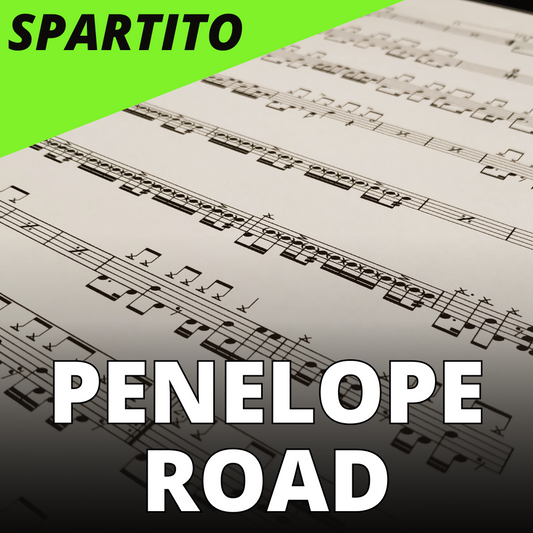 Penelope road - 2009 (drum sheet music)