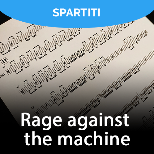 Rage against the machines - Killing in the name. (drum sheet music)