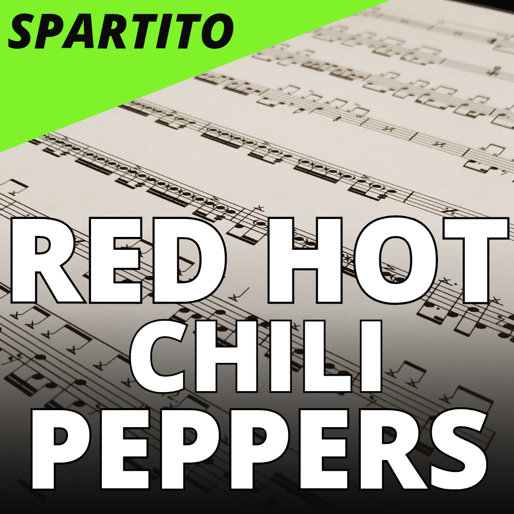 Red hot chili peppers - Give It away (drum sheet music)