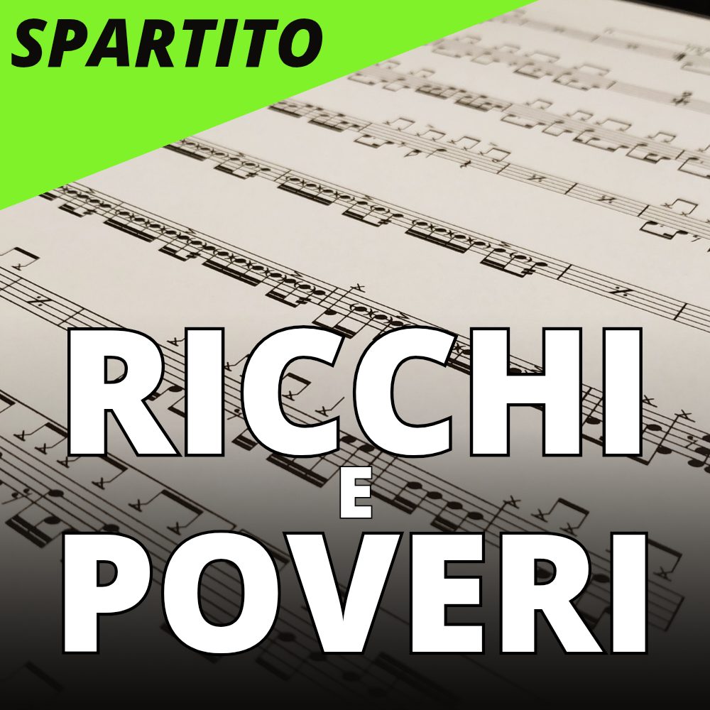 Ricchi e poveri - sarà perché ti amo (drum sheet music)