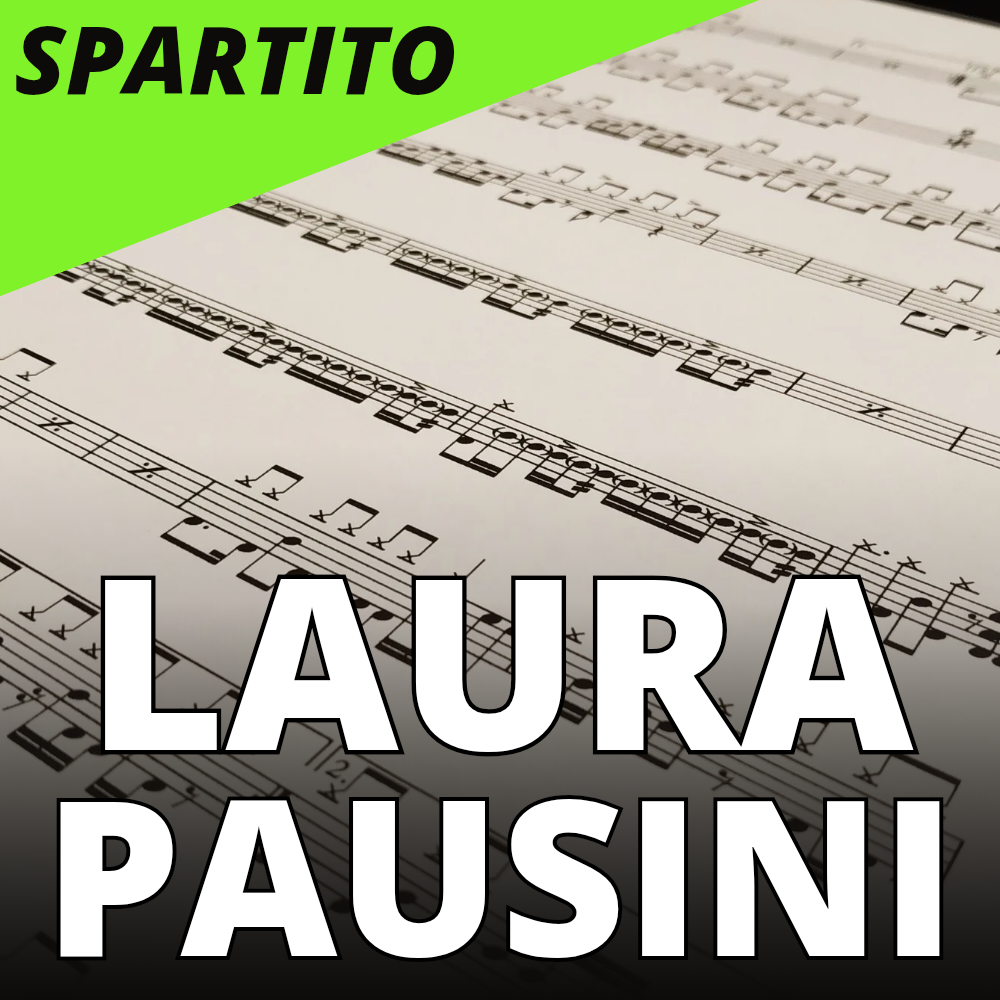 Laura Pausini - Strada facendo (drum sheet music)