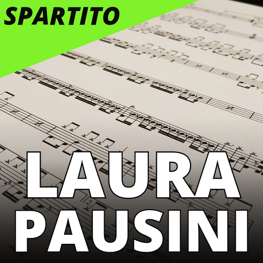 Laura Pausini - Strada facendo (drum sheet music)