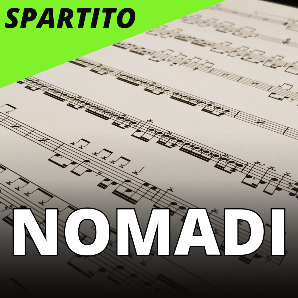 Nomadi - Io voglio vivere (drum sheet music)