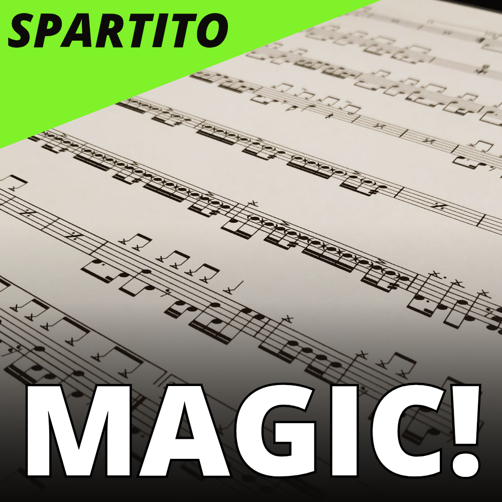 Magic! - Rude (drum sheet music)
