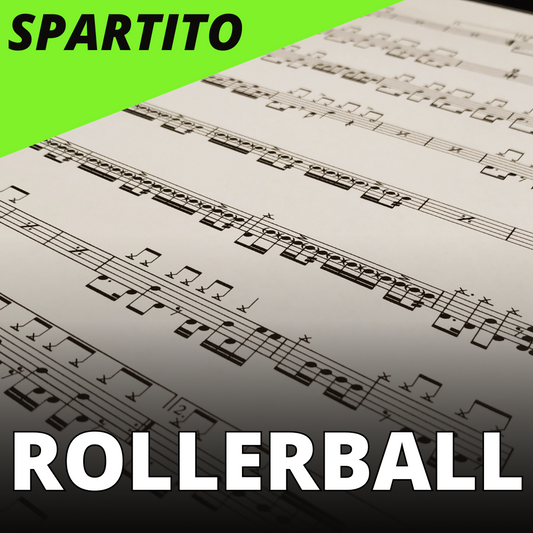 Rollerball 1975 - Andrè Previn Executive party (drum sheet music)