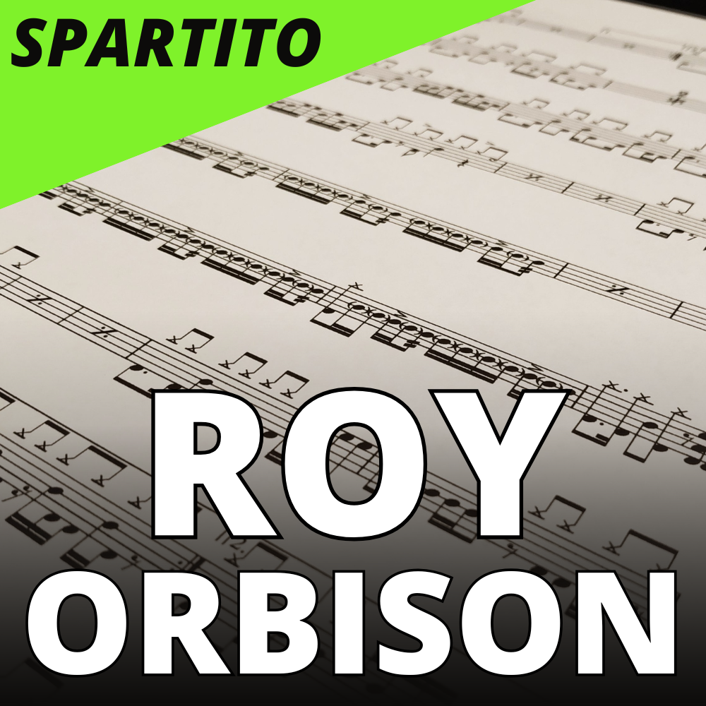 Roy Orbison - California blue (drum sheet music)