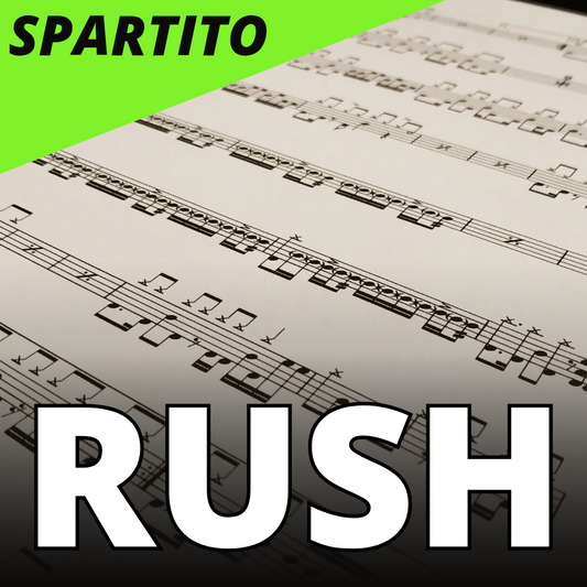 Rush - Animate (drum sheet music)