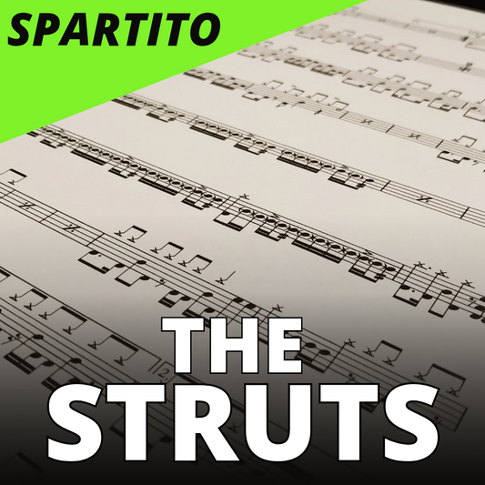 The strust - kiss this (drum sheet music)