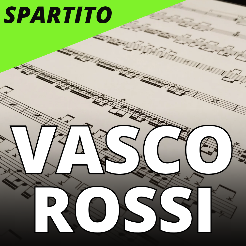 Vasco Rossi - Stupendo (drum sheet music)
