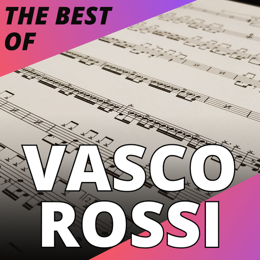 Vasco Rossi - The Best Of (drum sheet music)